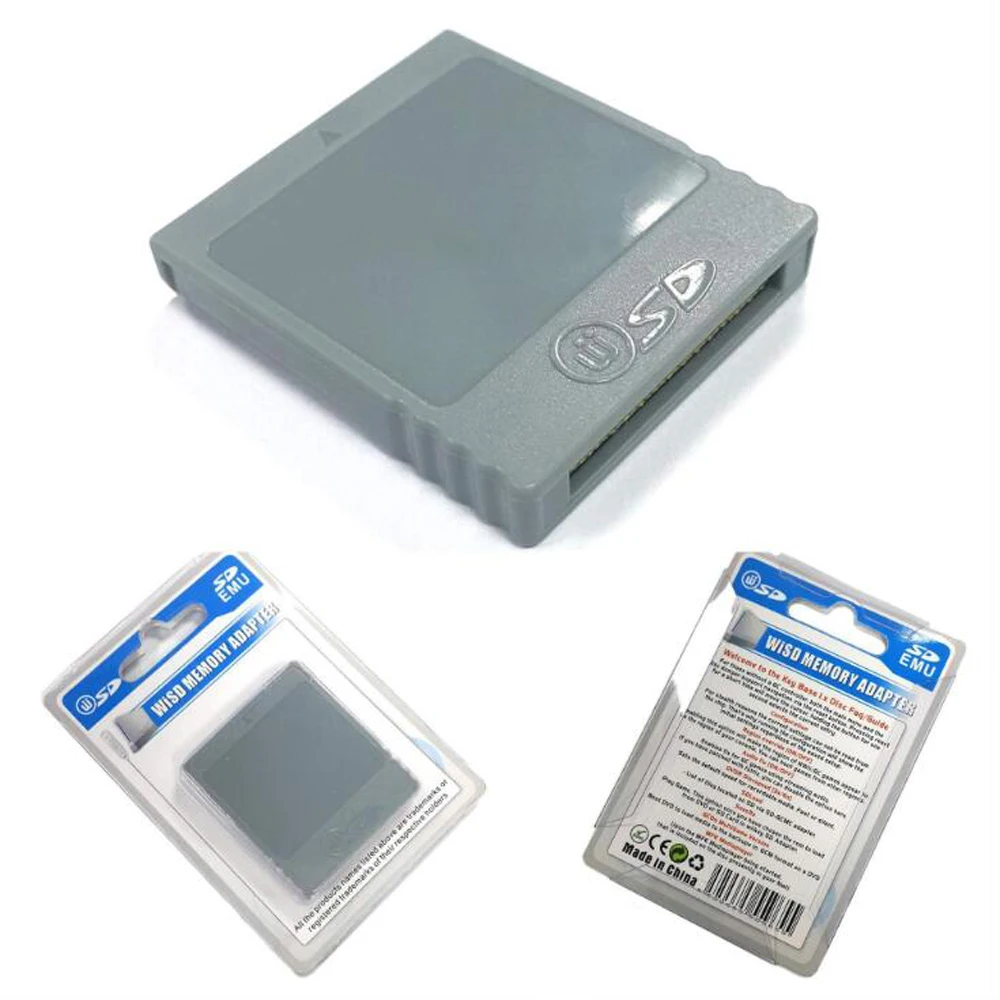 10 tk palju Wisd Mälu Adapter SD Adapter Converter-Kaardi Lugeja Wii jaoks N-G-C GameCube Konsooli