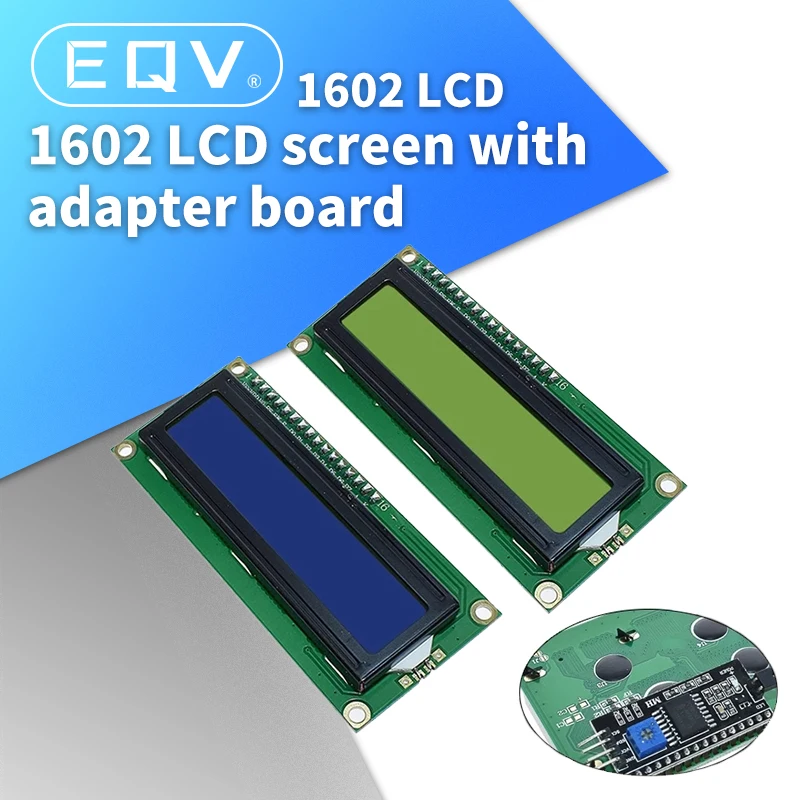 1TK LCD moodul Sinine ekraan IIC/I2C 1602 jaoks arduino 1602 LCD UNO r3 mega2560 Roheline ekraan