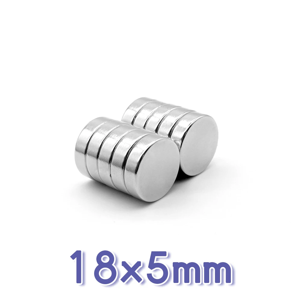 2/5/10/20/50TK 18x5 Ring Võimas Tugev Magnet Magnetid 18x5mm 18*5 Paks Silindri Haruldaste Muldmetallide Neodüümi Magnetid 18mm x 5 mm