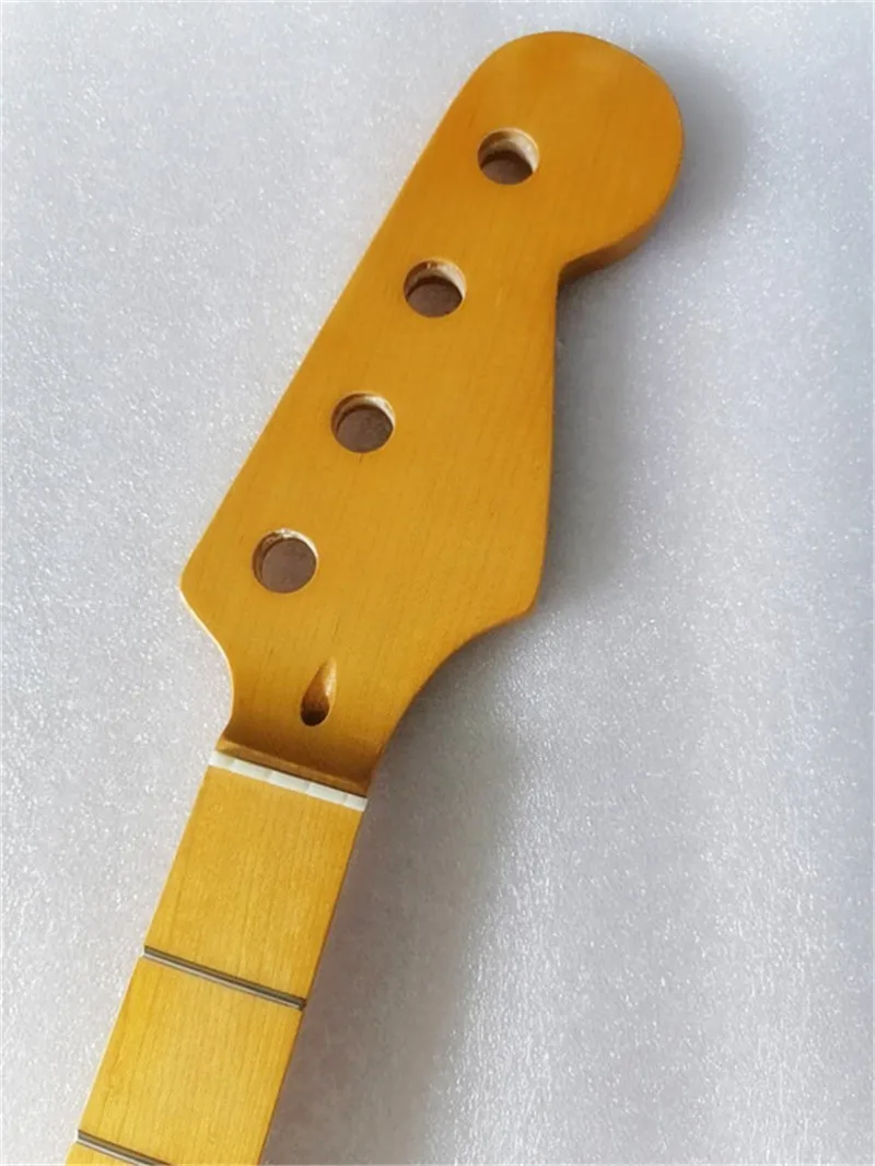 21 Frets Vaher Electric Bass Kitarri Kael Maple Fingerboard Inlay Punkti Kollast Värvi Läikiv Värvi Kitarri Osad