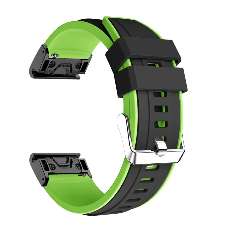 22mm Silikoon Quick Fit Watchband Wriststrap eest Garmin MARQ Seeria/Instinkt /Epix/Lähenemine S60 Easy Fit Quick Release wirstband