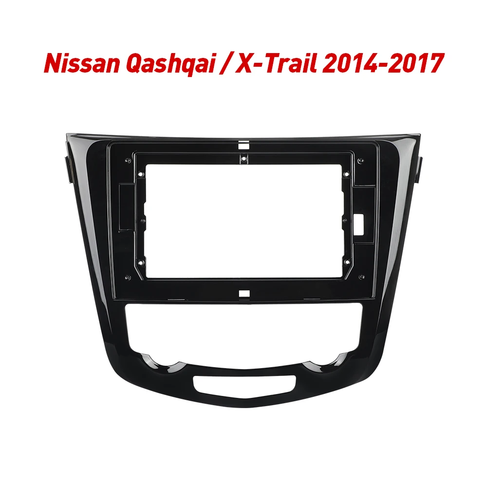 2Din autoraadio Sidekirmega Raam Sobib Nissan X-Trail 3 T32 Qashqai 1 J10 2014-2017 Android GPS Kriips Panel Frame Kit Paigaldus Raam