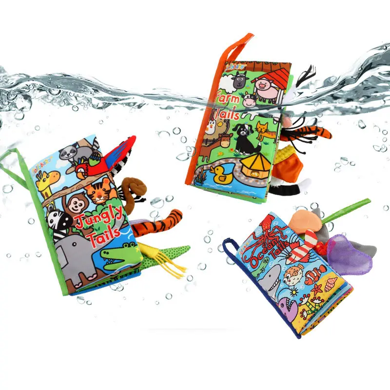 Beebi Riiet Raamatu teise lapse Mänguasjad 0-1 Aasta Vana Imiku Lastele Loomade Saba Puzzle Alguses Haridus-Õppe Naljakad Kingitused Jollybaby