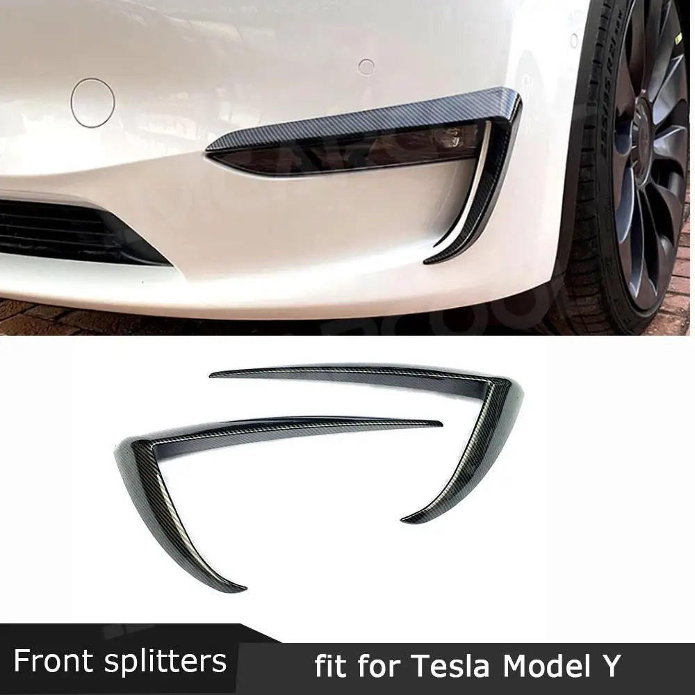 Carbon Fiber /ABS Materjalist Eesmine udutulelatern Lõhkujad Klapid Põlle Eest Tesla Model 3 Tesla Model Y Auto Auto Style