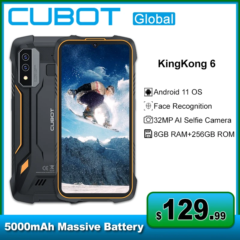 Cubot KingKong 6 Karm Telefon IP68&IP69K 6.088