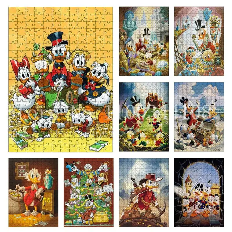 Disney DuckTales Mõistatusi Täiskasvanud Lapsed Mosaiigi Multifilmi piilupart Donald Haridus Mänguasjad Pere Lõbus Mängud Peen Kingitused