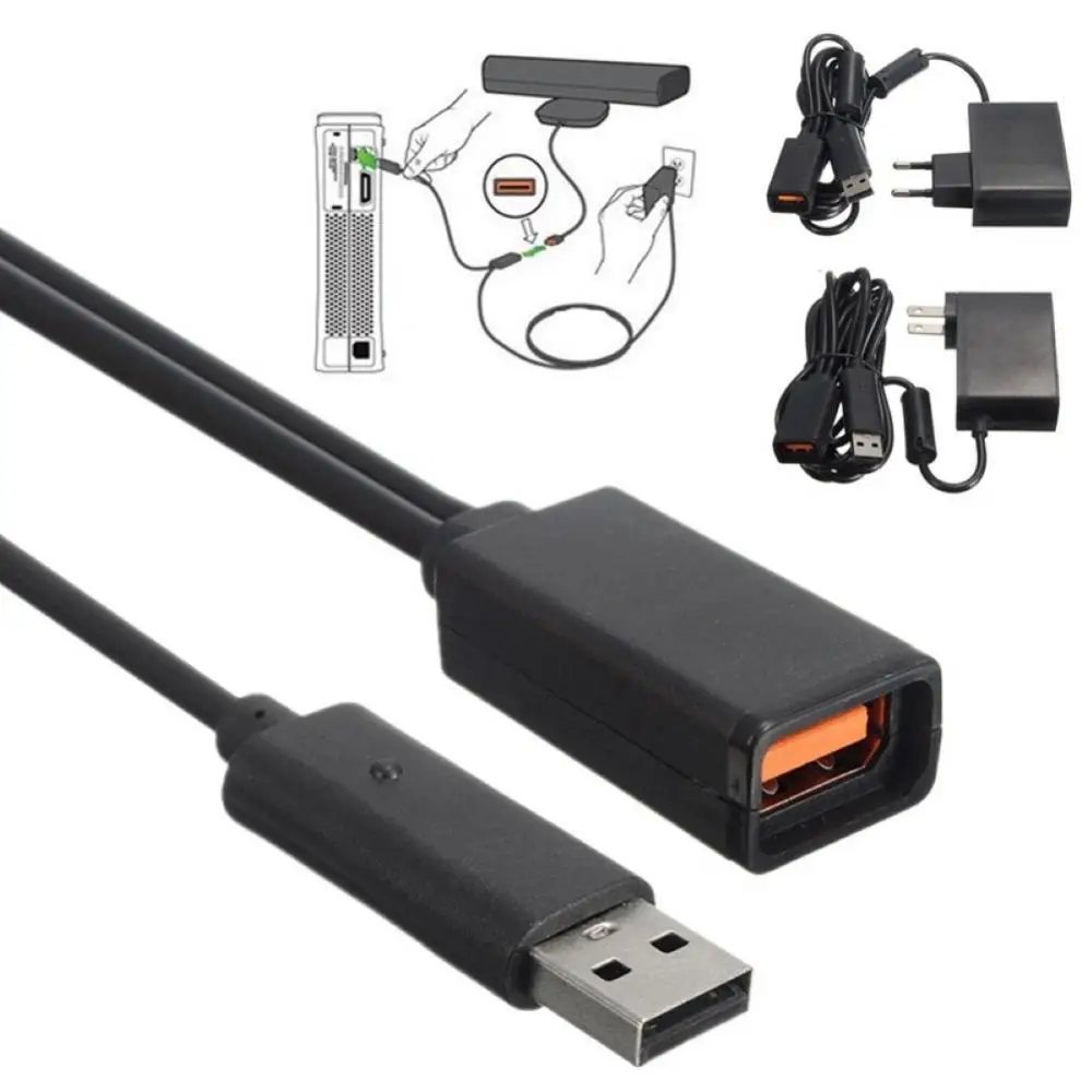 Edendamine ELI Uute USB-Vahelduvvooluadapter Toide USB laadimiskaabel Xbox 360 XBOX360 Kinect Sensor Dropshipping