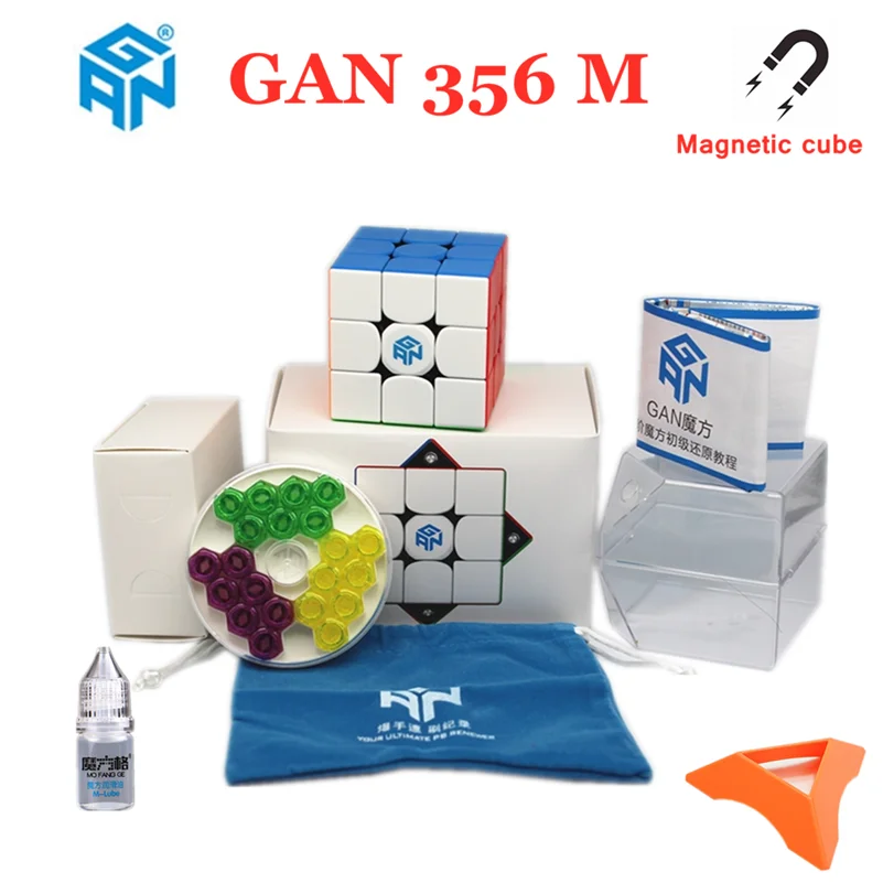 GAN cube GAN 356 M profissional Puzzle magnet magic cube 3x3x3 Magnetid mänguasjad GAN 3x3x3 speed cube Gan 356 cubo magico mänguasi