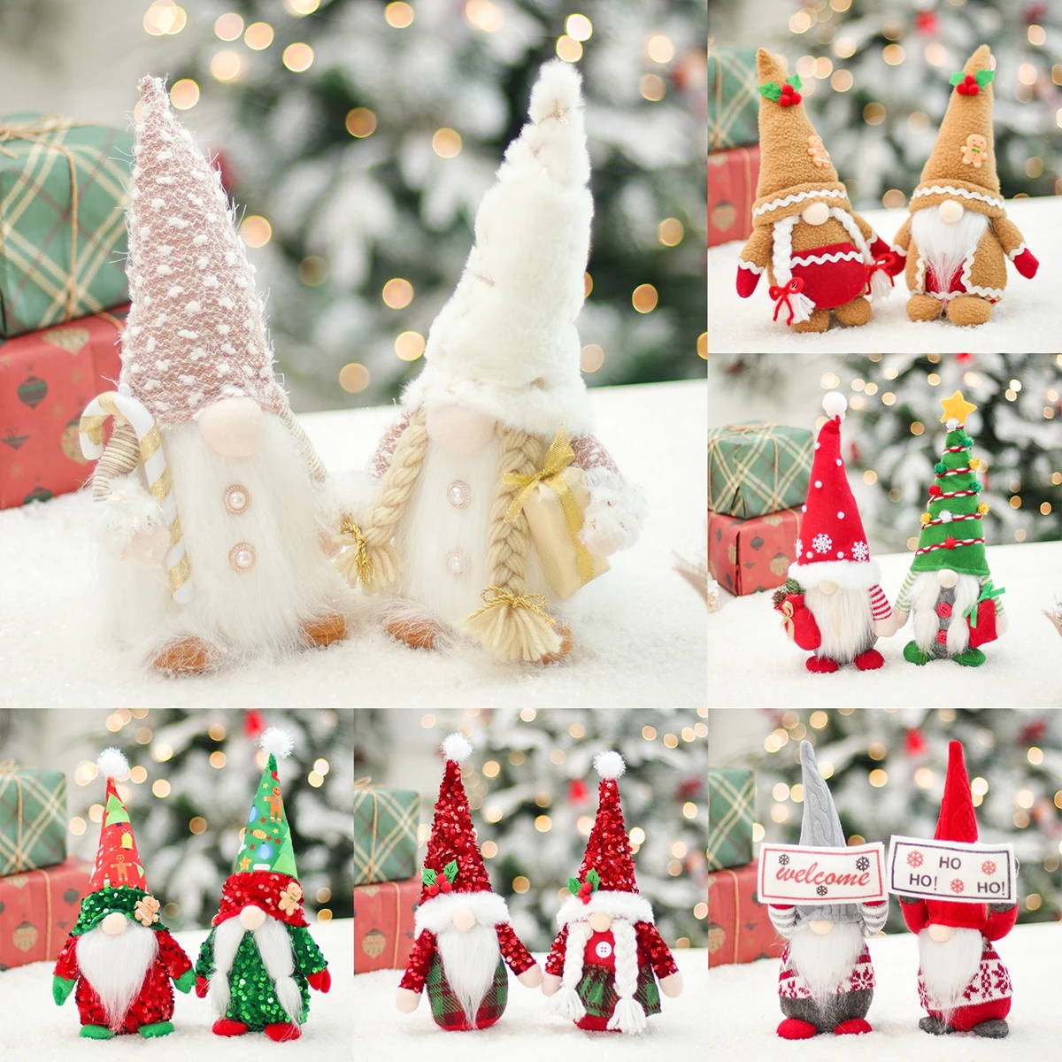 Gnome Jõulud Näota Nukk Häid Jõule Kaunistused Koju 2022 Cristmas Ornament Xmas Navidad Natal Kingitused Uus Aasta 2023