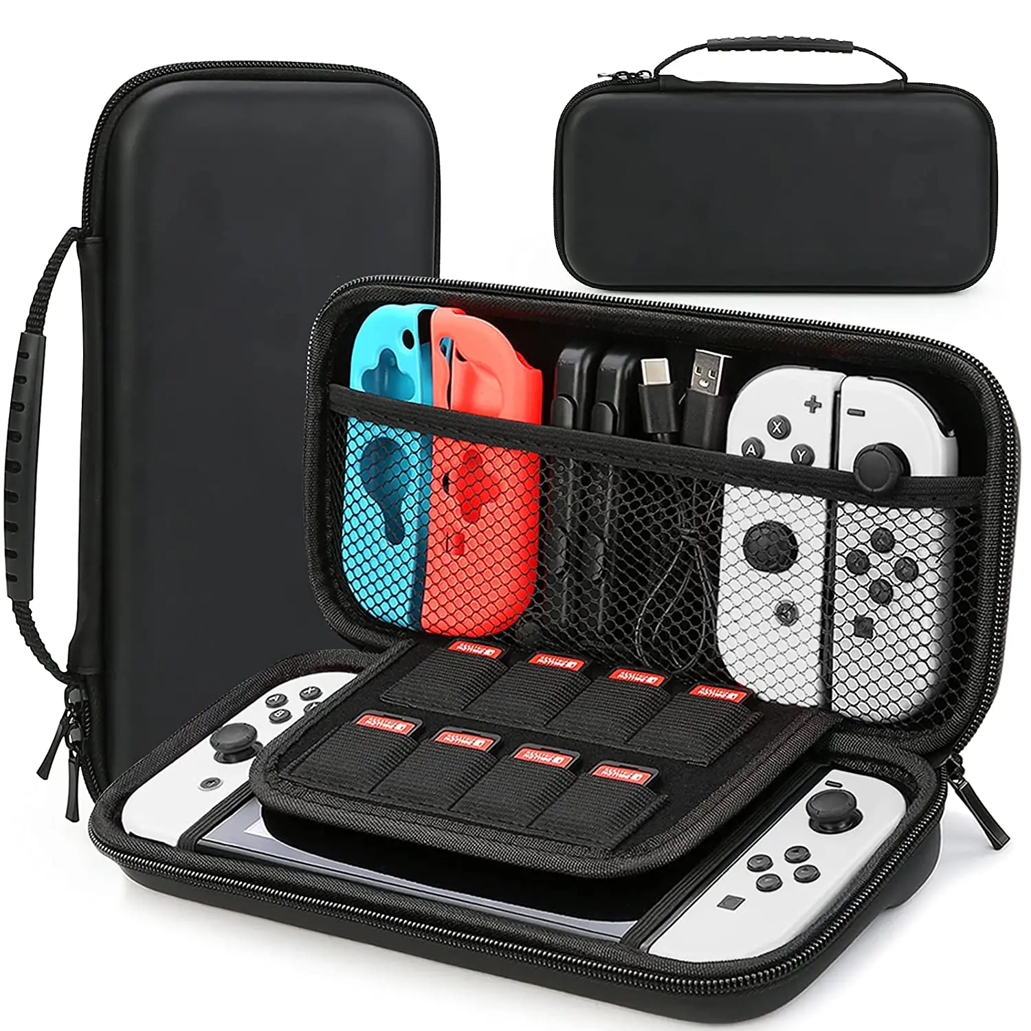 HEYSTOP puhul Nintendo Lüliti & OLED Mudel Kaitsva Raske Kaasaskantav Reisi kotis Kest Kott Nintendo Konsooli Lüliti