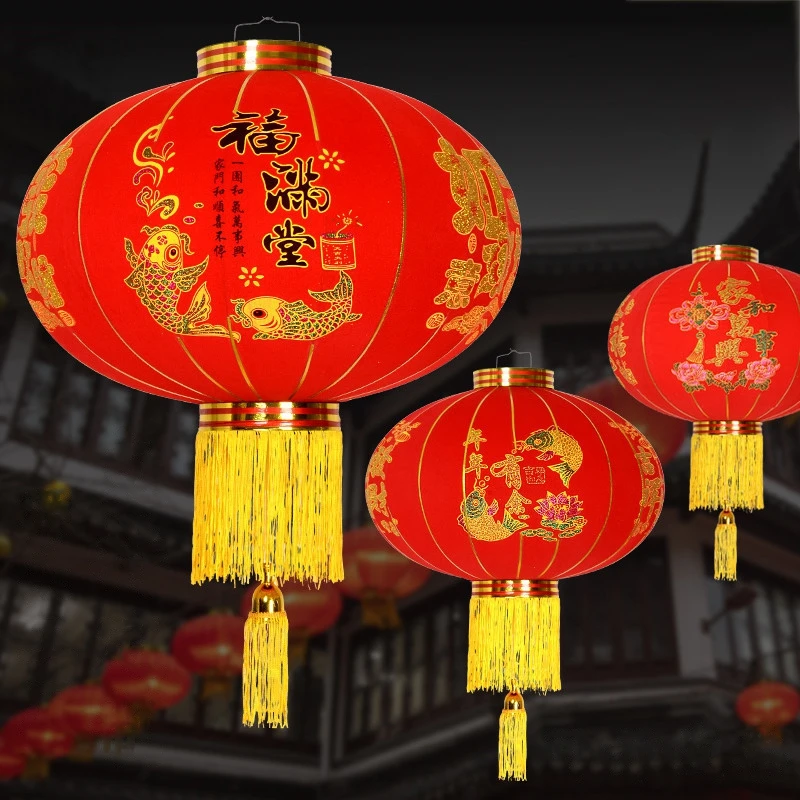 Hiina Uue Aasta Kaunistused Esineb Punase Laterna Spring Festival Laterna 2023 Kuu Aasta Ukse Ripatsid Küülik Aasta Home Decor