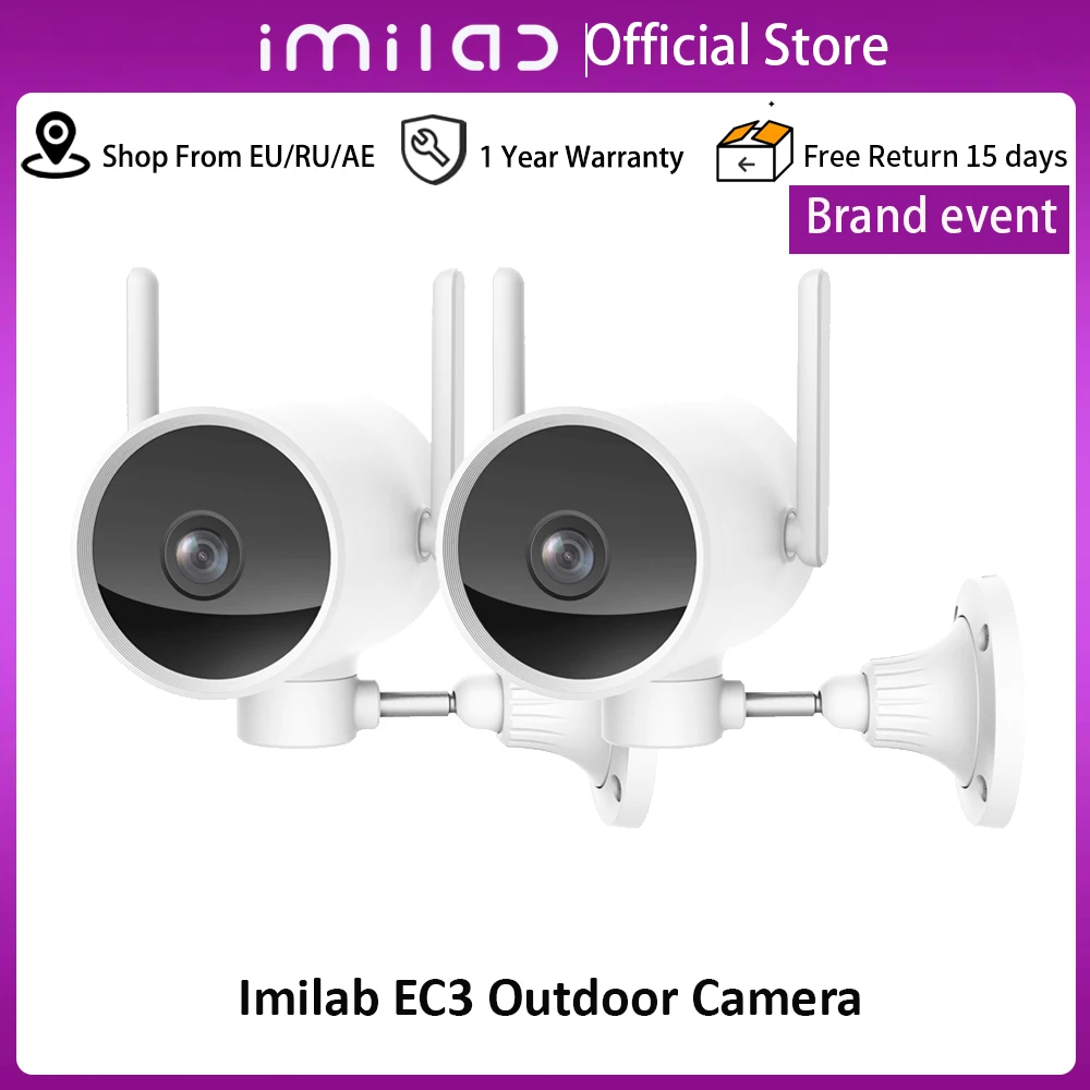 IMILAB EC3 Väljas Kaamera Security Kaitse videovalve 2K Wifi IP Kodu CCTV Arukate Inimeste Avastamine Night Vision WebCam