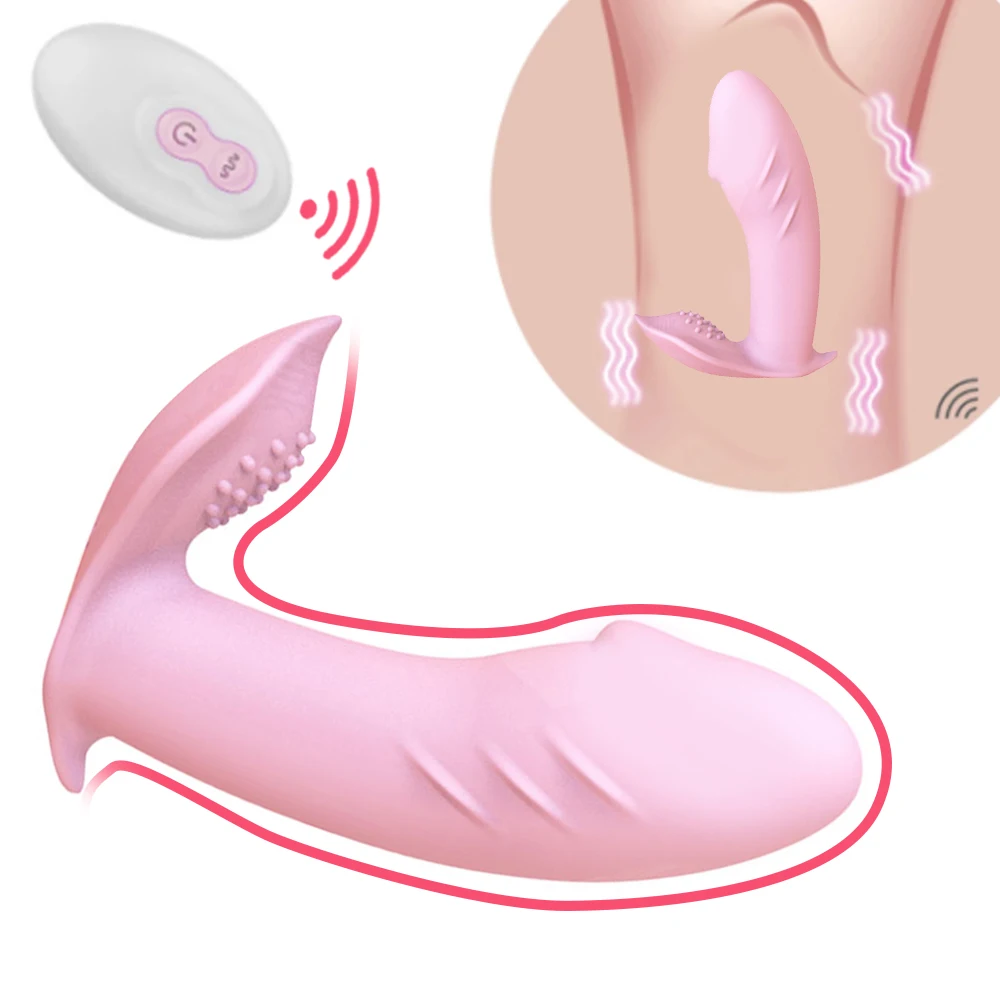 Kantavad Dildo Aluspüksid Vibraator Liblikas Dildo Naistele, Kliitori Anal Stimulaator Tupe Orgasm puldiga Vibraator SexToys
