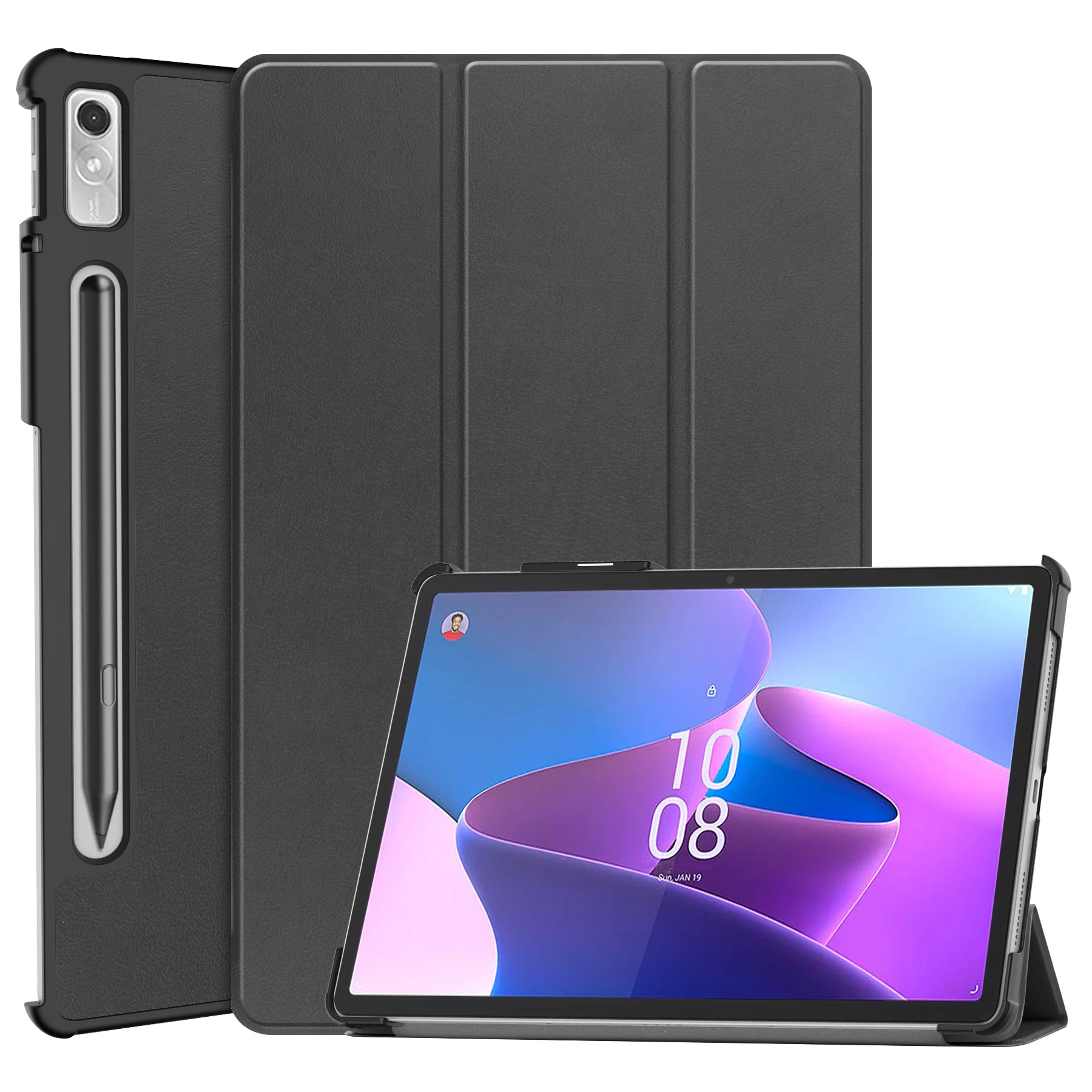 Kate Lenovo Tab P11 Pro Gen 2 Gen2 Juhul 11.2 Tolline Xiaoxin Pad Pro 2022 Tri-Tagaistme Seista Tablett Ultra Slim PU Naha Puhul