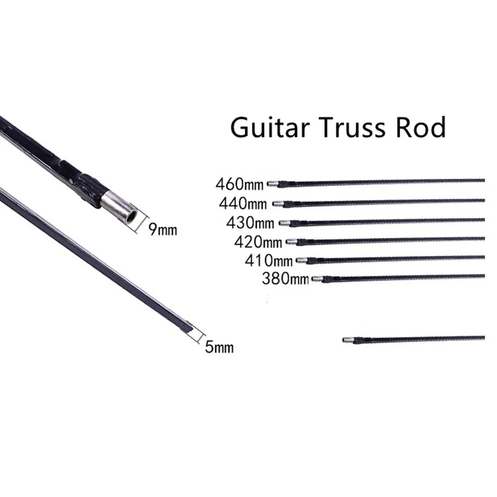 Kitarr Truss Rod Kuusnurk Mutrivõti Electric Guitar Truss Rod Võti Multi-Spetsifikatsioon Kitarri Kaela Adjusting Rod Kaks-viis