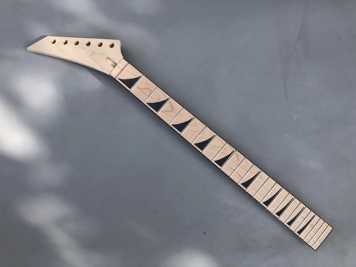 Kitarri Kaela 24fret 25.5 tolline Vaher Fretboard Shark Fin Jackson DIY Pööratud Pea