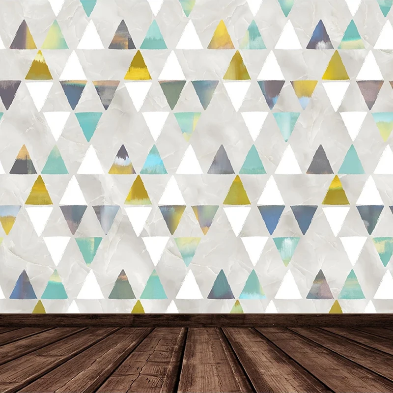 Kolmnurk, Geomeetriline Muster Art Decor Tapeet Müüri Seina Maali Kaasaegne elutuba, Magamistuba Diivan-TV Taust Foto Tapeet