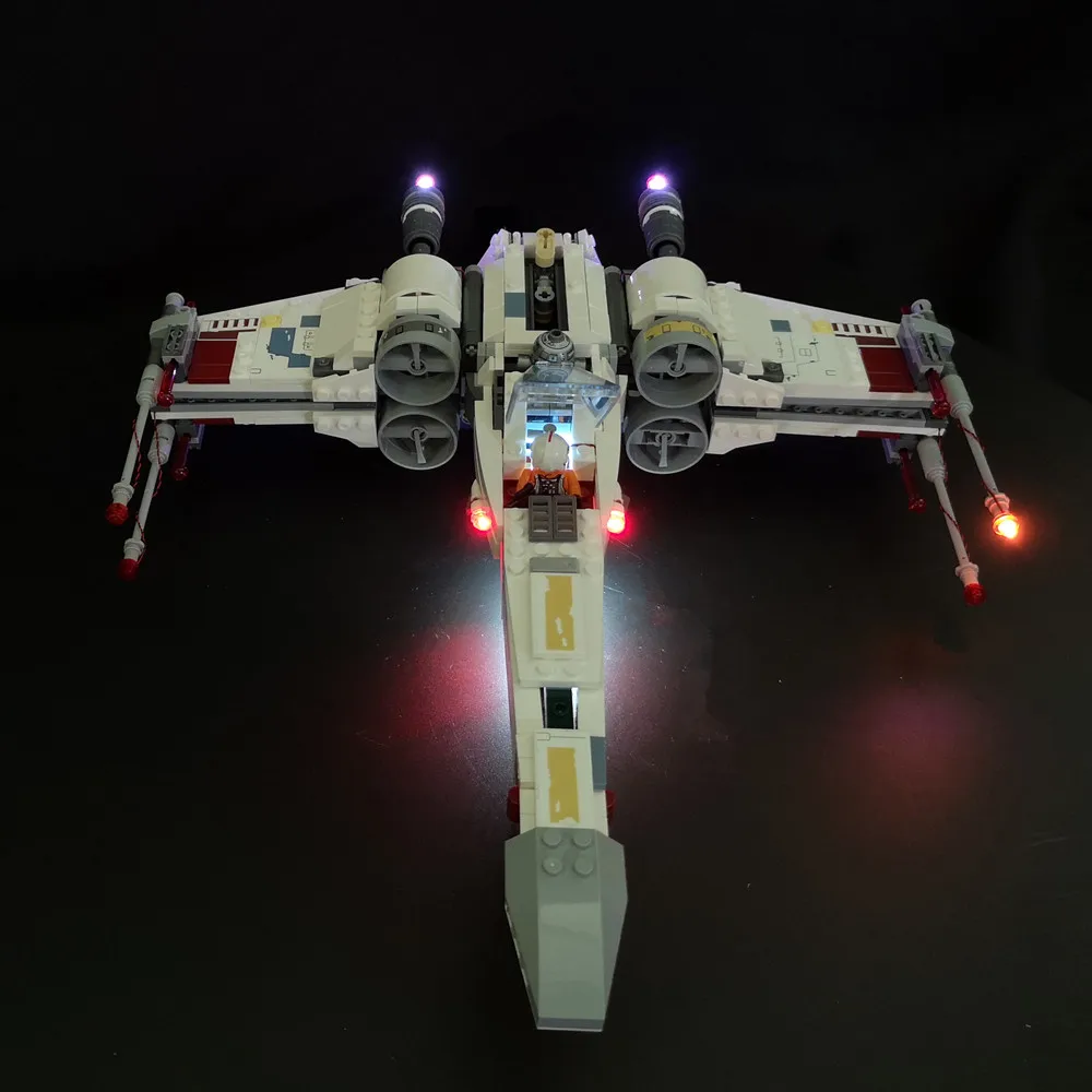 LED Light Kit For 75218 X-Wing Star Võitleja DIY Mänguasjade Komplekt (Ei sisalda ehitusplokid)