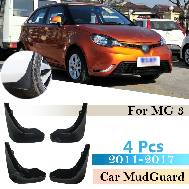 MG 3 MG3 2011 ~ 2017 Porilauad Fender Muda Klapp Splash Guard Mudguard Auto Tarvikud Auto Styline Ees Taga Mudflaps 2016