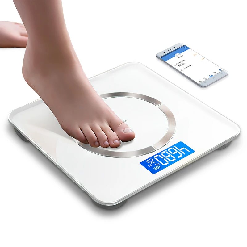 Smart Body Fat Scale Vannituba Kaalud Elektroonilise Bluetooth Kaalu Skaala Vee Tasakaalu KMI Koostise Analüsaator Korrus Keha Mahus