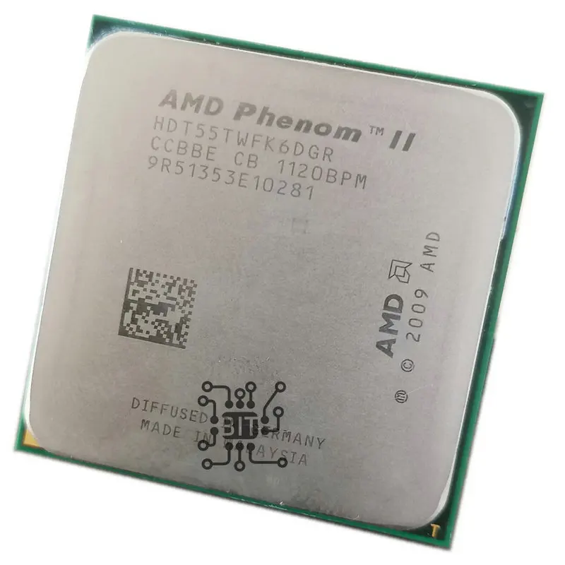 Tasuta Kohaletoimetamine AMD Nähtus II X6 1055T 1055 2.8 G 95W Kuus-Core CPU protsessori HDT55TWFK6DGR Socket AM3