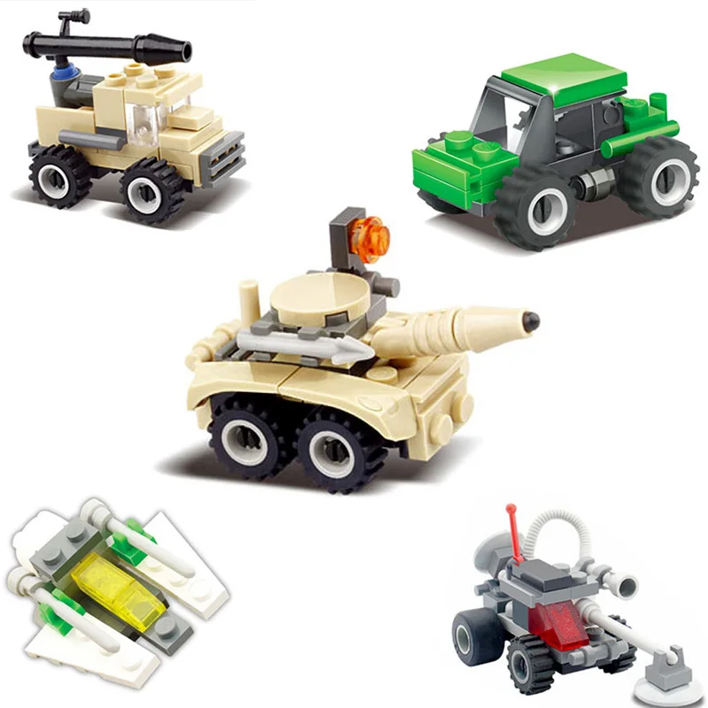 Uus Mini Transport Tank, Lennuk, Auto, Haridus-Kokkupandud Mudeleid ehitusplokid Ühilduv Väike Tellised Mänguasjad Lastele