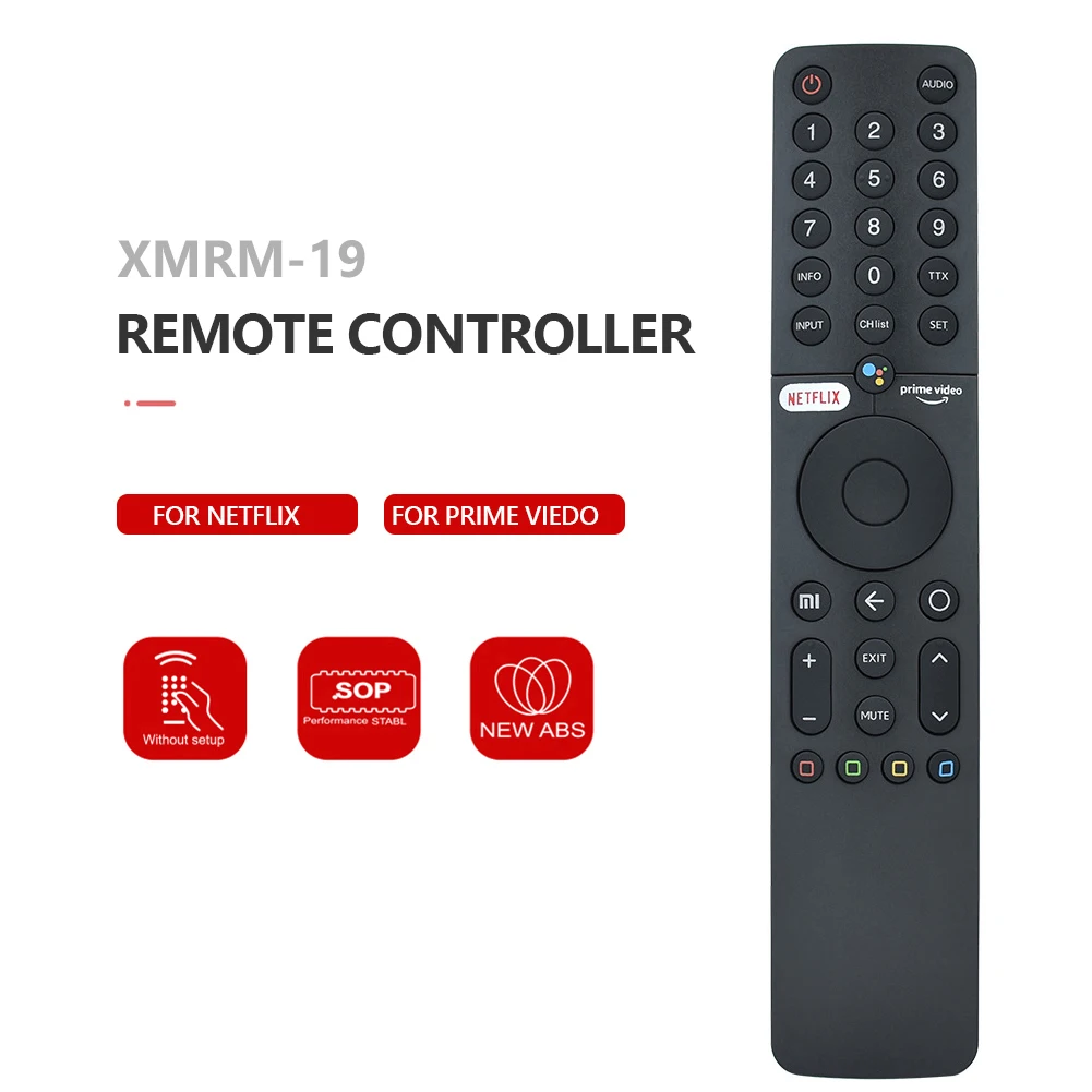 XMRM-19 Xiaomi MI P1 Q1 TV L32M6-6AEU L43M6-6AEU L55M6-6AEU L75M6-ESG 360° Bluetooth Häält, puldiga Android Smart TV