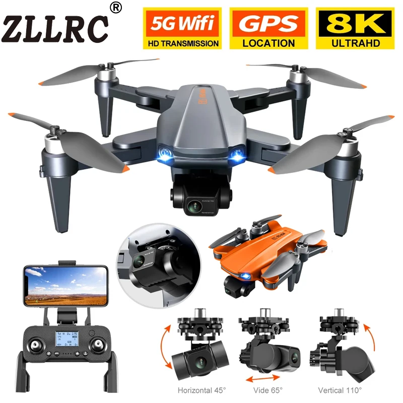 ZLLRC RG106 PRO Undamine 8K HD Dual Camera 3 Telg Harjadeta Dron 5G GPS Koju 3000Meters Sõidavad Kokkupandav Quadcopter Undamine Mänguasi