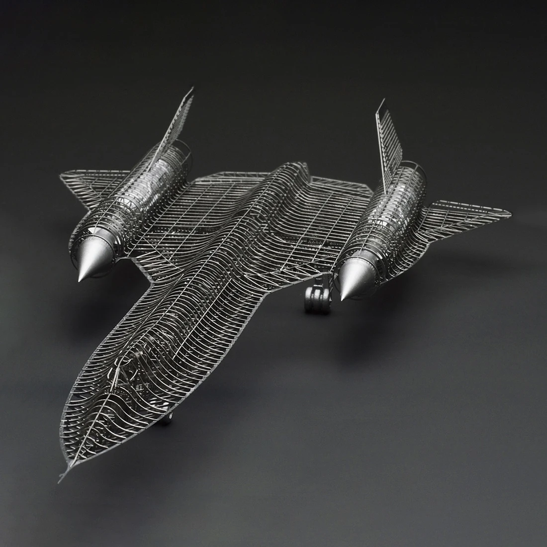 1/144 SR-71 Õhusõiduki Mudel Kit Scout Õhusõiduki Kaunistamiseks 3D Metall plokk Mudeli For Kids Sünnipäeva Kingitused 2020