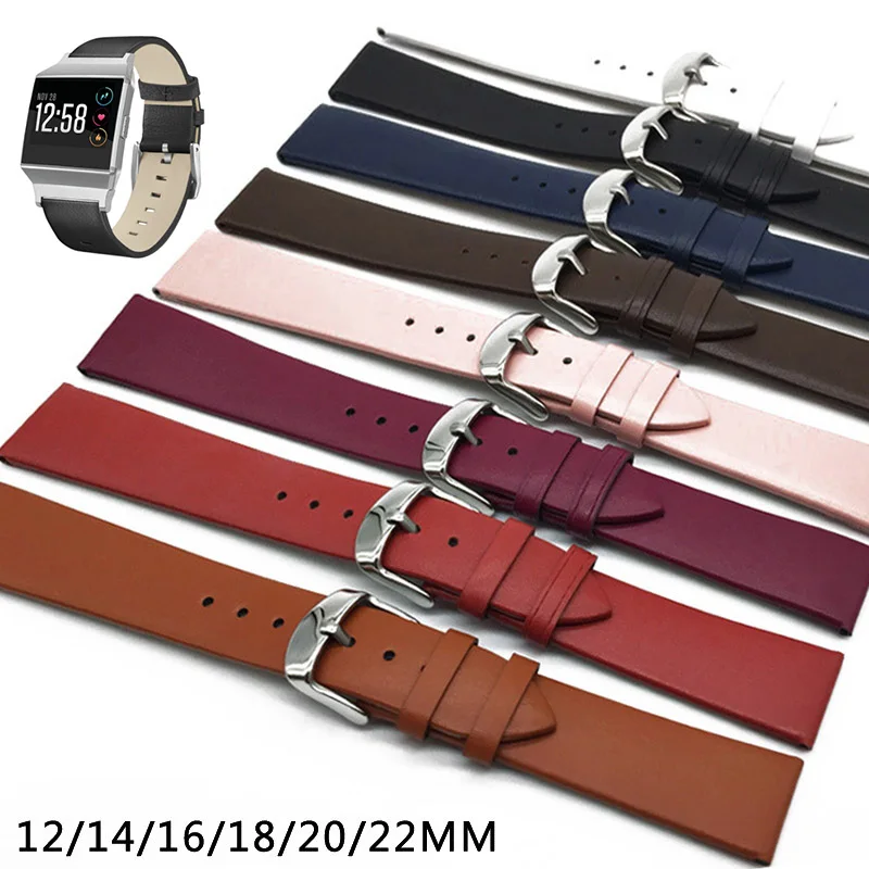 12/14/16/18/20/22mm Watch Band Rihm Lehma Nahk Asendamine Watchband Meeste Naised -MX8