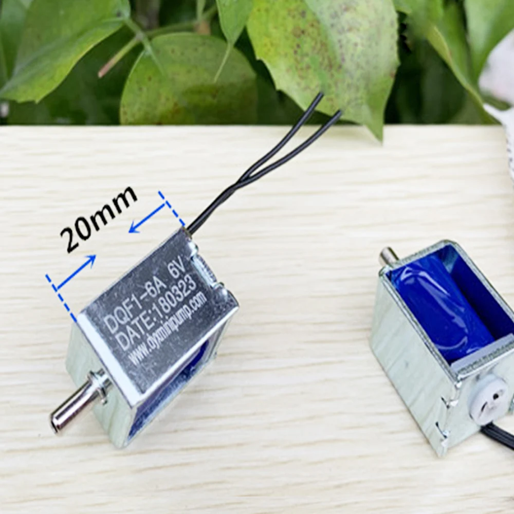 1TK Mikro Mini One-way solenoidventiil DC 6V väljatõmmatava Õhu Ventiili Väike Elektriline Kontrolli Vent Valve Calve Sphygmomanometer Monitor