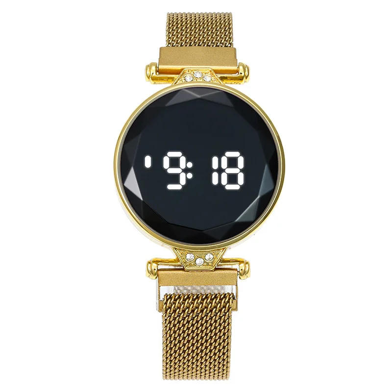 2021 Mood Luksus Veekindel Meeste -, Naiste-LED-Ekraan, Digitaalne Kuupäev Ajal Roostevabast Terasest Rose Gold Digital Watch Horloges