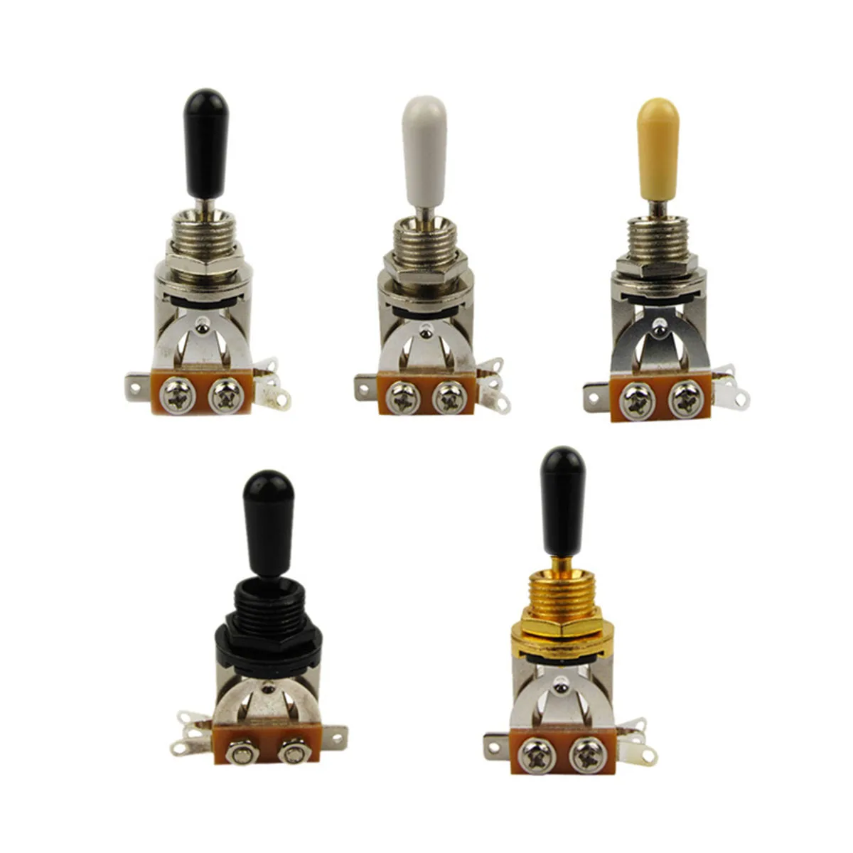 3-Way Toggle Switch kit for Gibson Epiphone Les Paul / LP Electric Guitar Kroom/Must/Kuld Kitarr Pikap Lüliti Lülitab Lüliti