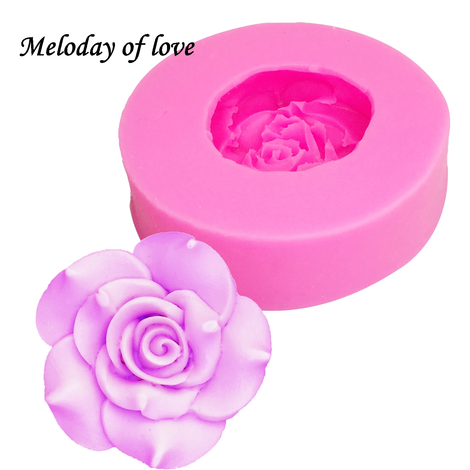 3D Ilus roosid, šokolaad, kook dekoreerimiseks vahendid DIY fondant silikoon hallituse Pulm kook teenetemärgi Lilled seep hallituse T0170