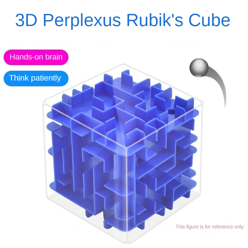 3D Labürint Cube Läbipaistev Kuus lehepoolele Puzzle Cube Maze Mänguasi Lõbus Aju Mäng, Väljakutse, Mänguasjad Tasakaalu Lapsed Harivad Mänguasjad