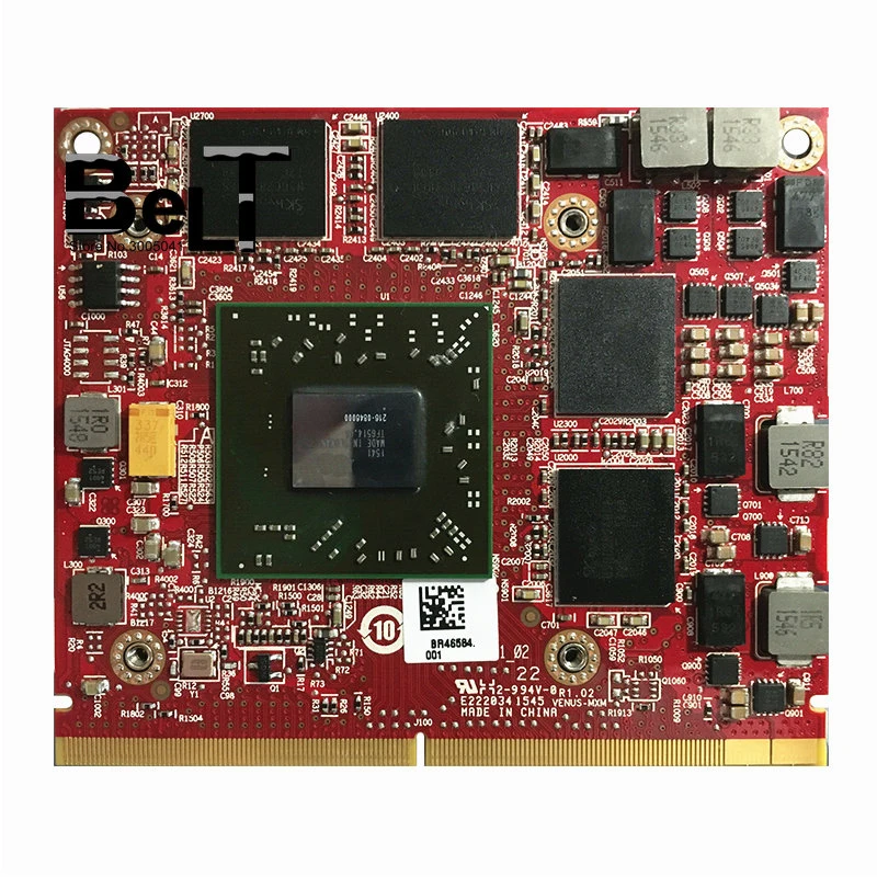 5FXT3 M5100 2GB DDR5 VGA Video Kaardi Täpsus M4800 M4700 M4600
