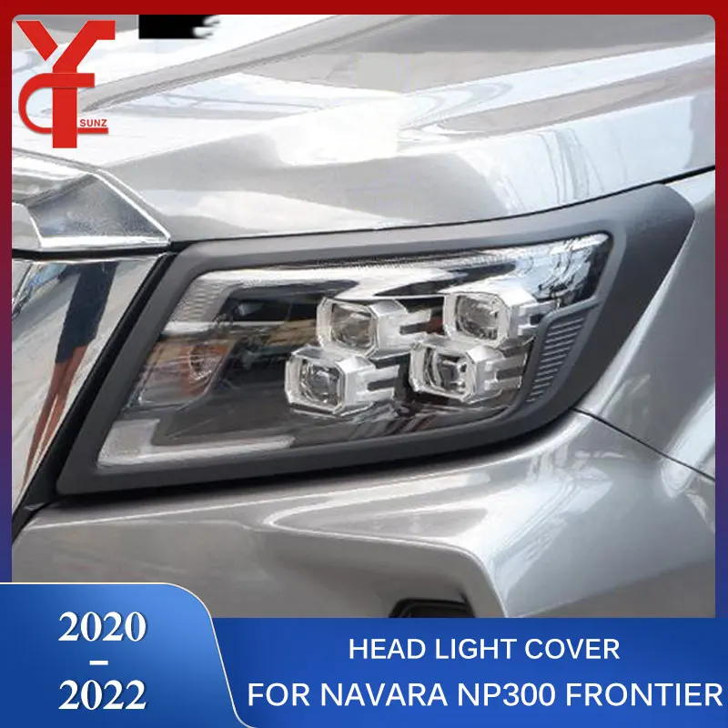ABS Esitulede Kaas Nissan Navara 2020 2021 2022 Np300 Tarvikud Pea Valguse Lamp Kapuutsi Jaoks Nissan Navara piiril 2020