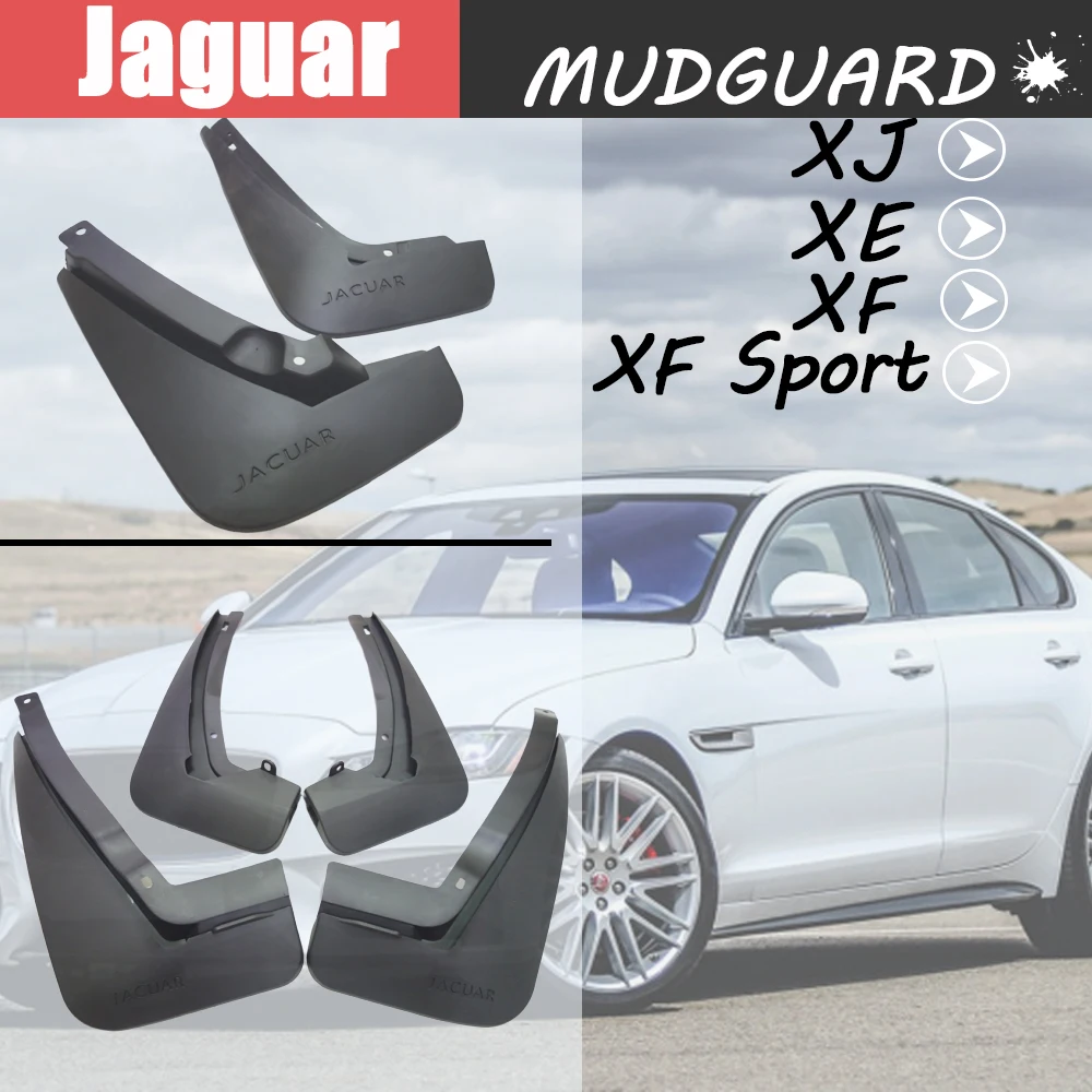 Auto Esi-Taga Muda Klapp Splash Valvurid Porilauad Jaoks Jaguar XJL XE XF XF Sport Fender Mudflap Auto Tarvikud Muda Klapp