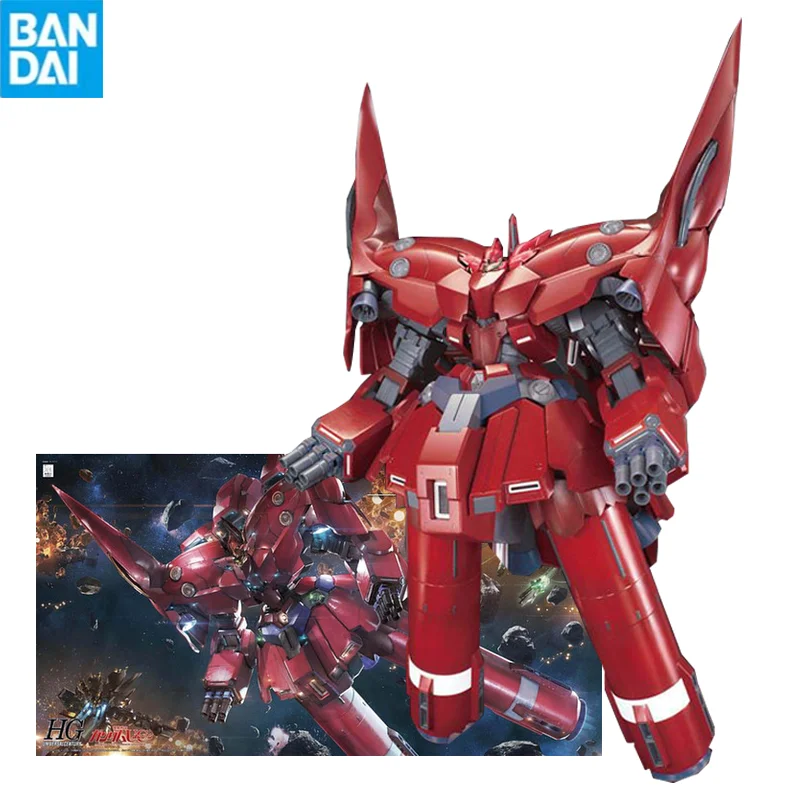 Bandai Gunpla Hg 1/144 Nz-999 Gundam Neo Zeong Kokkupandud Mudeli Kõrge Kvaliteedi Laekuva Robot Komplektid Mudelid Arvandmed Lapsed Kingitus