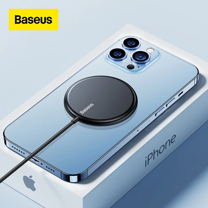 Baseus 15W Magnet Juhtmeta Laadija iPhone ' i 13 12 Telefon, Laadija Magnet Induktsioon Laadija Airpod 3 Traadita Laadimise Pad