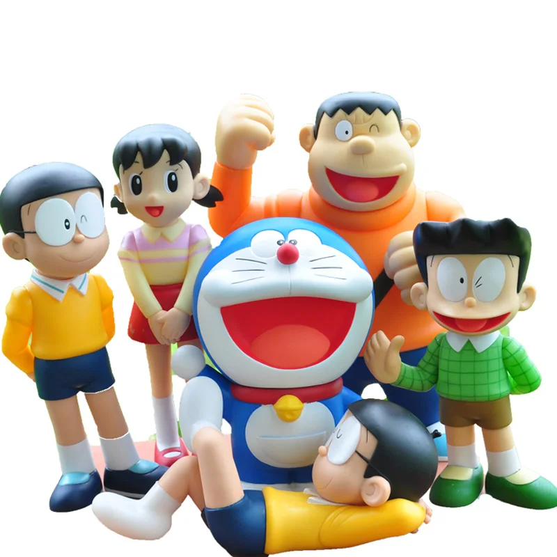 Doraemon Nobita Nobi Shizuka Minamoto Takeshi Gouda Suneo Honekawa Dorami Tegevus Joonis Figuarts NULL Mänguasi 12-15cm