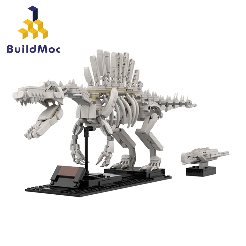 Jurassic Ajastu 3D Dinosauruste Kivistised Skelett Mudel ehitusplokid Tellised Muuseumis Haridus-DIY Mänguasjad Lastele Kingitusi