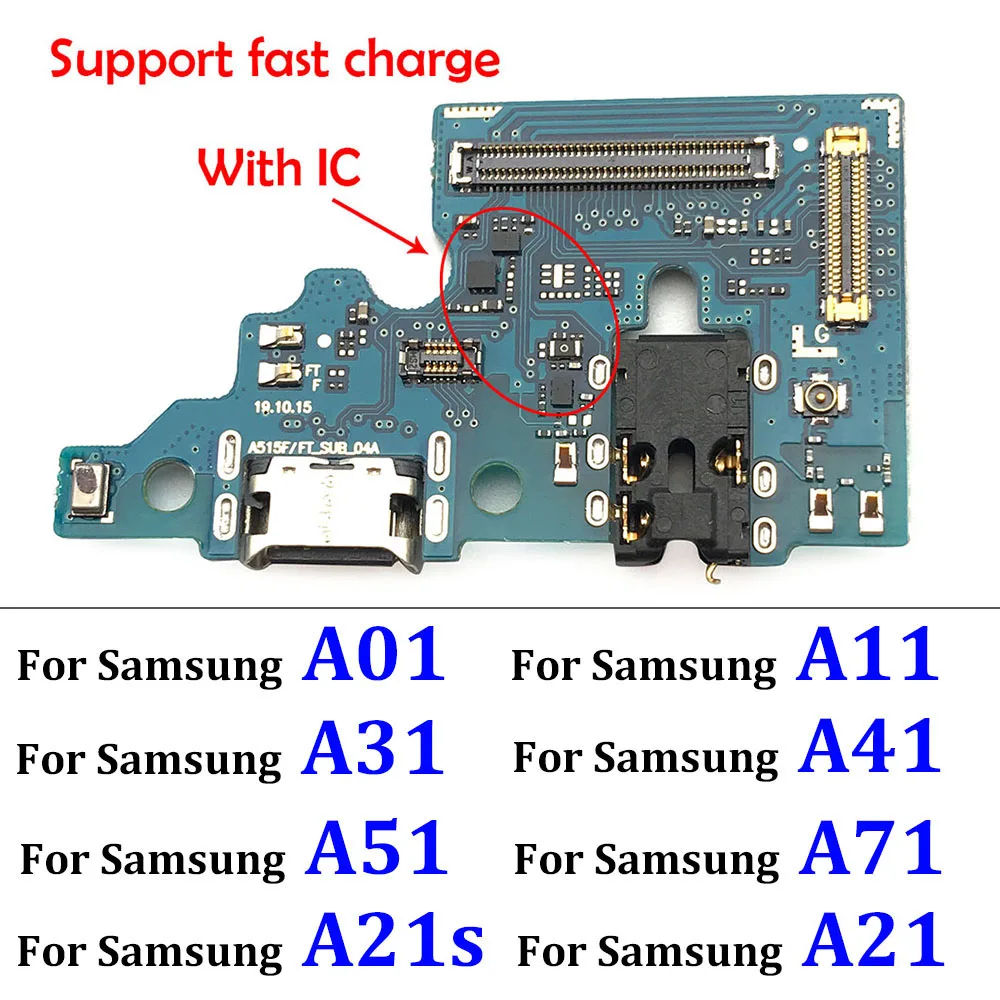 Laadimine USB Pordi Laadija Juhatuse Flex, Samsung A51 A11 A01 A21s A31 A41 A71 A21 A70s A10s A20s A30s A50s laadimispistik