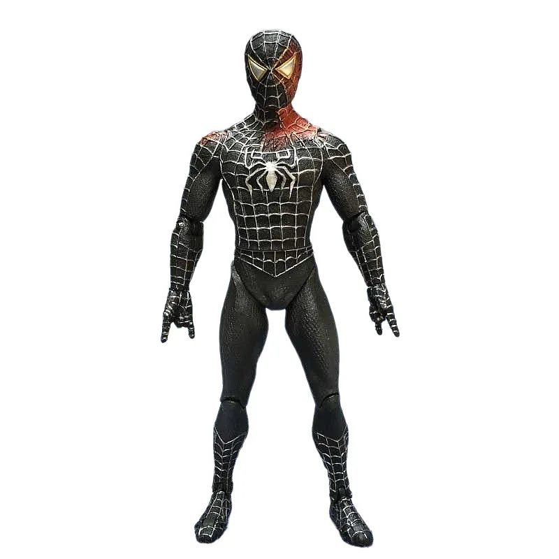 Marvel Musta Ämblikmehe Tegevus Joonis Mänguasi PVC Spider Man Figuras Kogumise Mudeli Lapsed Lapsed Kingitus