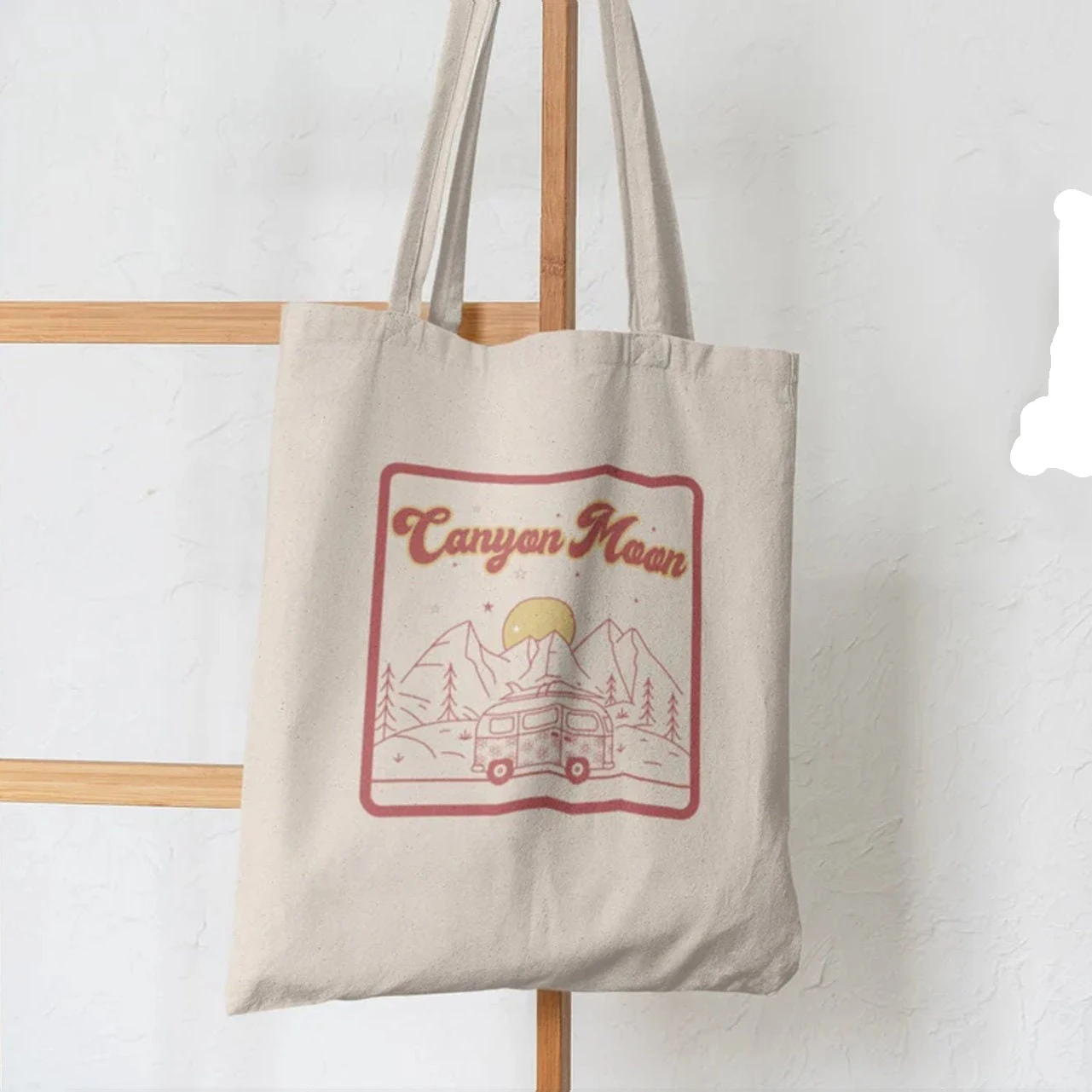 Naiste Shopper kott Canyon Kuu trükitud Kawaii Kott Shopping Lõuend Shopper Kott tüdruk käekott Õlal Tassima Lady Kott