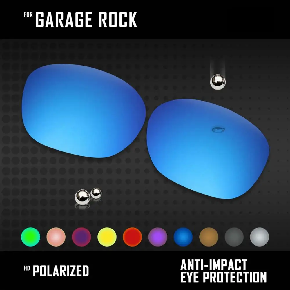 OOWLIT Läätsed asendajaid Oakley Garage Rock OO9175 Polariseeritud Päikeseprillid - Multi Värvid