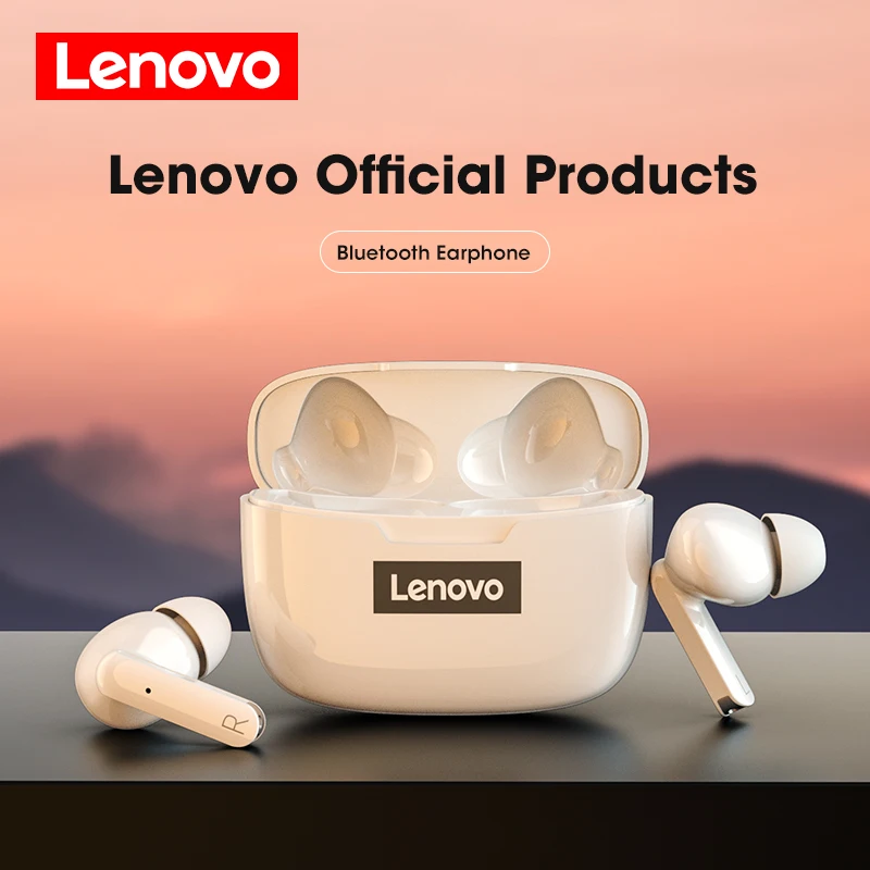 Originaal Lenovo XT90 TWS Earbuds 5.0 Bluetooth arphone Sport Veekindel Juhtmeta Kõrvaklapid koos Mikrofoniga Peakomplekt Müra Vähendamine