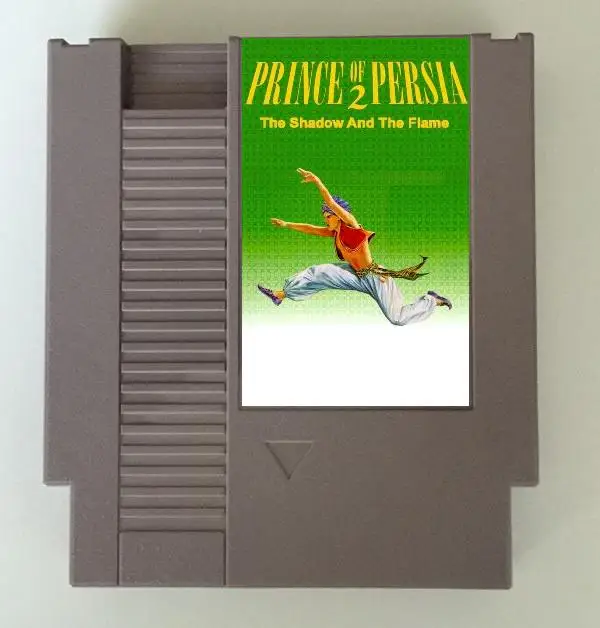 Prince of Persia 2 Mängu Cartridge jaoks NES/FC Konsooli