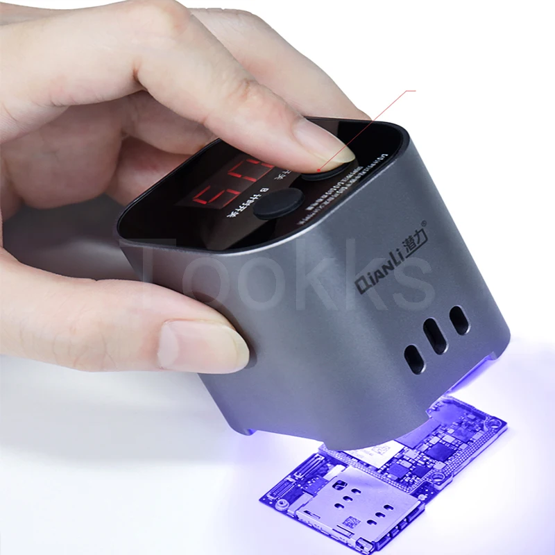 Qianli Intelligentne Kuivatamine UV-Lamp UV-Liim Roheline Õli Kiire Kuivatamise Tuli Telefoni Remondi-BGA Emaplaadi LCD Remondi Tööriist