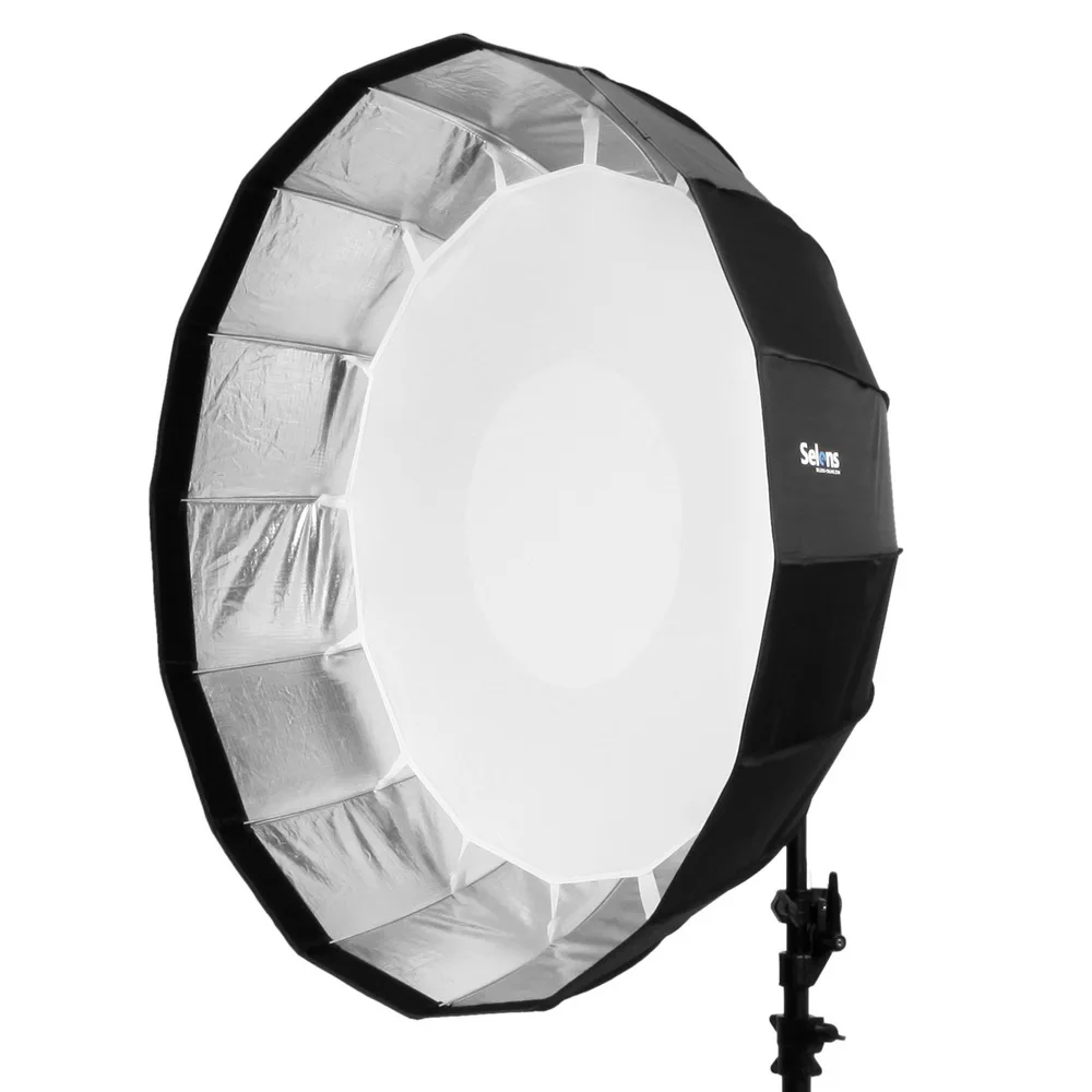 Selens 65cm Difuusor Paraboolne Reflektor Vihmavari Beauty Dish Softbox Off-camera Välklamp Fotografia Light Box kandekott